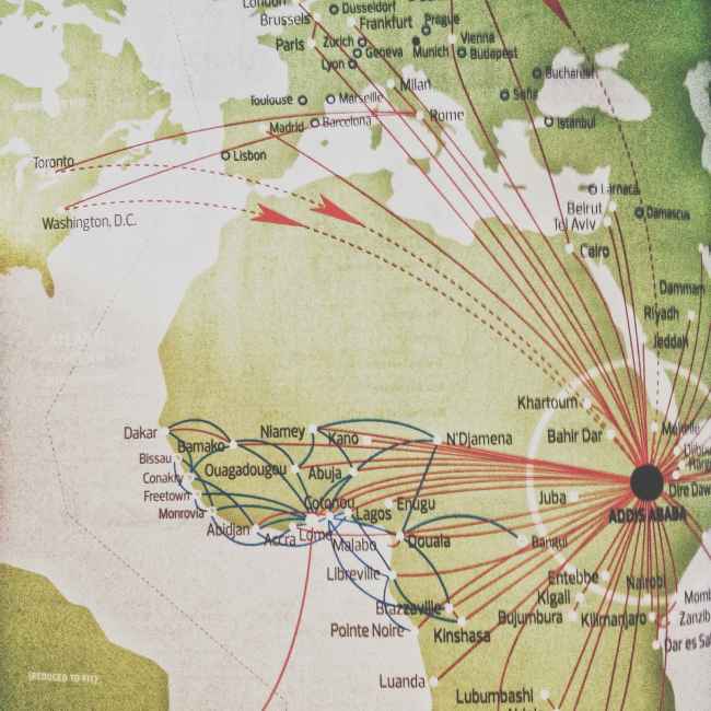 Somewhere over Casablanca